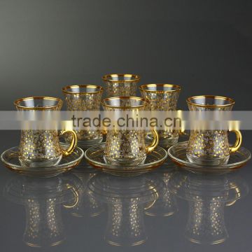 12 Pcs Glass Tea Set