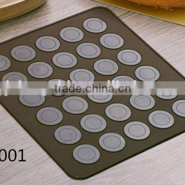 Hot Sale FDA and LFGB Food Grade Colorful Silicone Non-stick Macaron Baking Mat