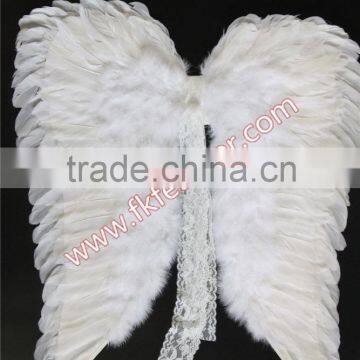 Party Supplies Decorations White Big Angel Wings With Goose Feather