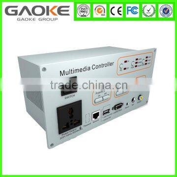 Intelligent addressable multimedia central matrix control PA system