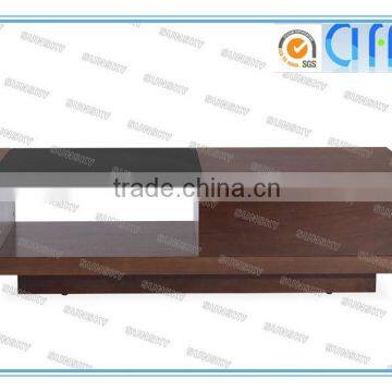 Italian Furniture Wooden Mdf Modern Coffee Table With Drawer SK1217A photo-2