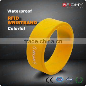 Printed Silicone Wristbands NFC Wristband for Bowling Centers