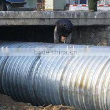 Draining Pipe, Draining Corrugated Spiral Corrugated Metal Culverts