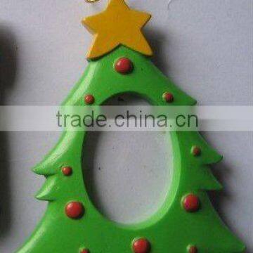 2014 hot sale tree shaped durable resin plastic photo frame