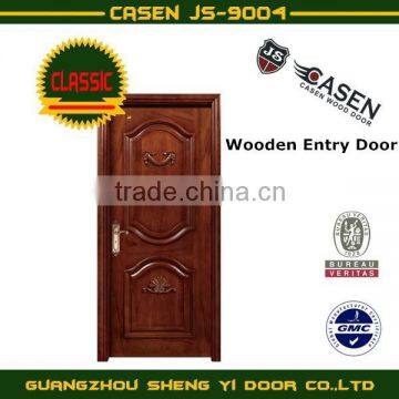 Carved Wooden Entry Door