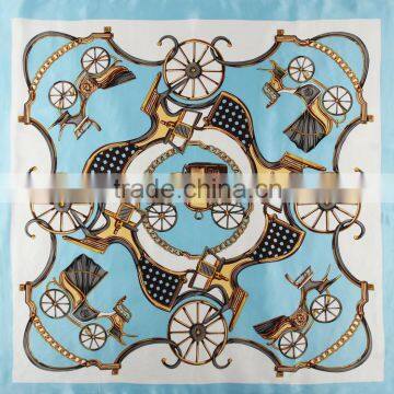 2016 Big Size Silk Square Scarf Women Headscarf Digital Roll Print Silk Satin Scarves Turkish Square Scarf Wholesale photo-4