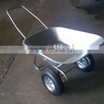 Qingdao RUNTONG Two Wheel Wheelbarrow,Metal Garden Tool Wheelbarrow