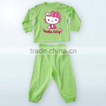 New hello kitty print baby suit 100% Cotton girls baby clothing