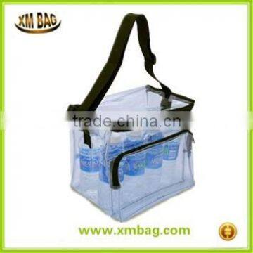 Custom High Quanlity Cheap Clear PVC Lunch Bag Wine Use Lunch Bags