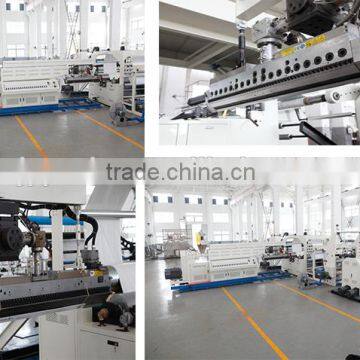 HDLF 65X2-1000 NEW ! Conditon Double Screw T-die Extrusion PE PP Coating Laminating Machine photo-3