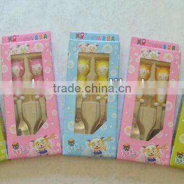 high class children cutlery set with PP handle
