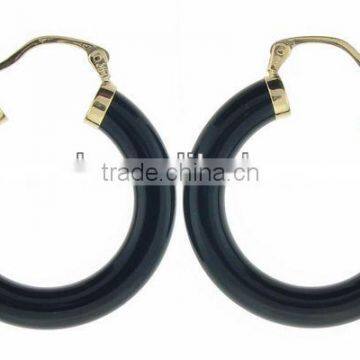 Wholesale Fashion Black Onyx Earring Gemstone Jewelry