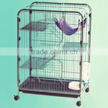 strong foldable metal cat cage and squirrel cage