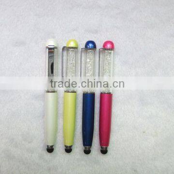 New Design Promotional Metal Ballpoint Pen,Diamond Crystal Touch Screen Pen