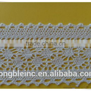 Manufacturer supply circular machines, thread woven lace for the decoration of clothing accessories