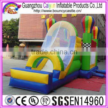 Inflatable Bouncer Castle with Tent Cover For Slide