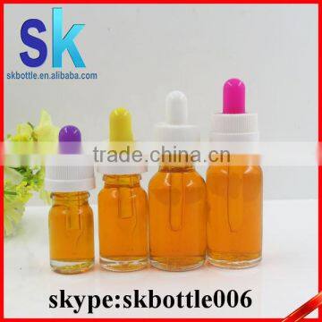 Free Sample Clear 30ml e Liquid Glass Droppr Bottle