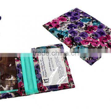 PU Leather Business Card Holder, Foldable ID or Credit Card Protector Cover photo-3