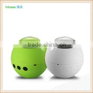 Long time play portable super bass round bluetooth speaker