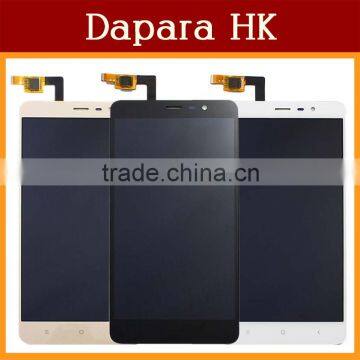 Lcd display touch glass digitizer assembly for xiaomi redmi note 3 replacement screen free shipping