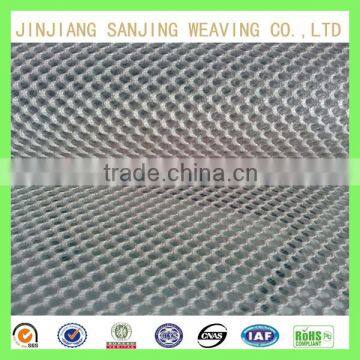 Visible double sides hole mesh shoe fabric