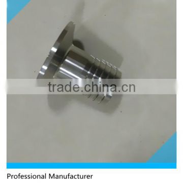 SS 304 1.5" TC x 1" Barbed Tri Clamp Hose Adaptor Fitting