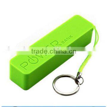 High quality new products rectangle shape 18650 Cell 2600mah power bank