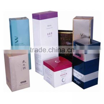 2016 HOT SALE 350G WHITE KRAFT PAPER MADE SKIN CARE PACKAGING BOX