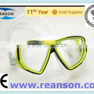 Professional Tempered Glass Silicone Diving Mask