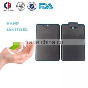 credit card hand sanitizer spray/ credit card perfume spray bottle