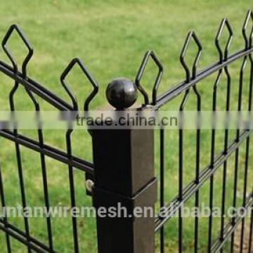 545/656 double wire wave top fence,welded wire mesh fence