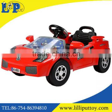 Plastic Material Kids Remote Control Ride On Car with Light and Music