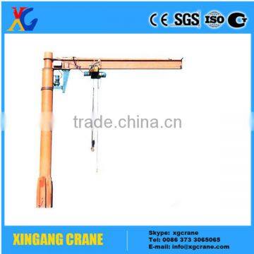 Small Crane Cantilever Jib Crane With Hoist Machine