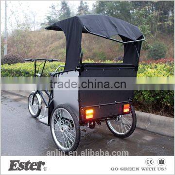 ESTER Pedal Bicycle cheap rickshaw with LED lights in China