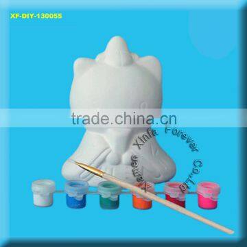 ceramic kitty paint set