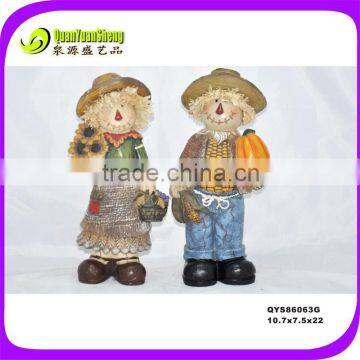 Harvest decorative scarecrow &polyresin scarecrow