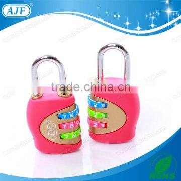 AJF TSA Style Fashion Modeling 3 Digits Colorful Novel High Quality Custom Luggage Bag Lock Quality Choice photo-2
