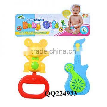 2pcs Plastic Baby Rattle Set ,Hot Neonate Baby Rattle,newborn Toys Baby Gift Set