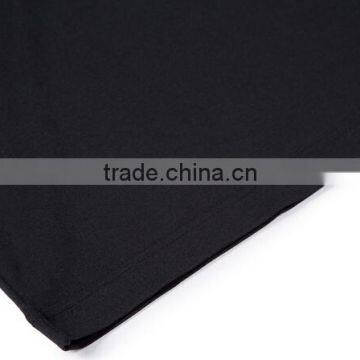 Customized Design T-shirt Classic Cotton Plain no Brand T-shirt Black Color photo-2