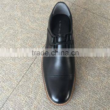 korea latest design black mens formal style genuine leather dress shoes