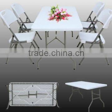 5ft folding rectangular table for banquet