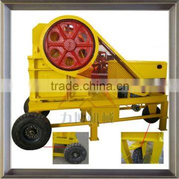 China High Capacity Small Portable Jaw Crusher Plant