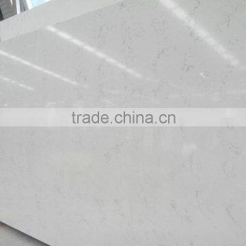 Carrara white quartz slabs