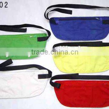 Fashionable cheap waist bag canvas waist bag colorful sport waist bag