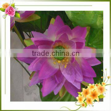 beautiful silk lotus flower