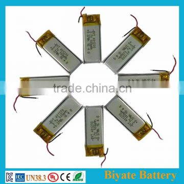 Rechargeable small size lithium polymer battery