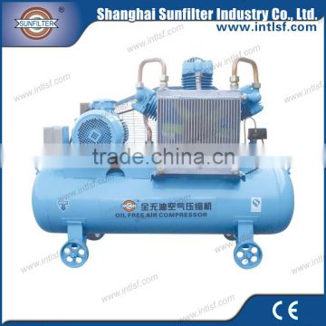 Supply air compressor oil free piston type