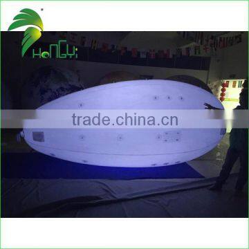 Inflatable Helium With LED Light Blimp / Airship With Factory Price