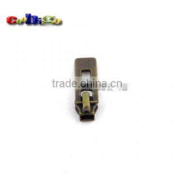 42*12mm 5# Auto Lock Zipper Slider Zinc Alloy Antique Brass For Resin Zippers #FLQ151-BR photo-3