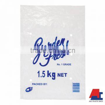 Custom Printed Flat Plastic Bags, Supermarket Shopping Bags Plastic Packaging Bags